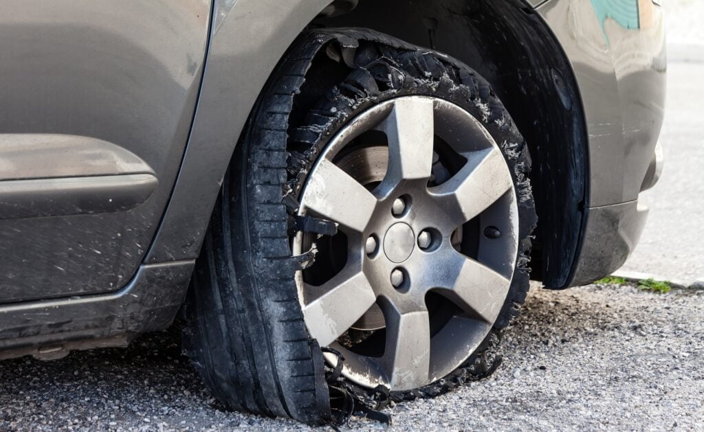 Can a Tire Blowout Damage Your Car