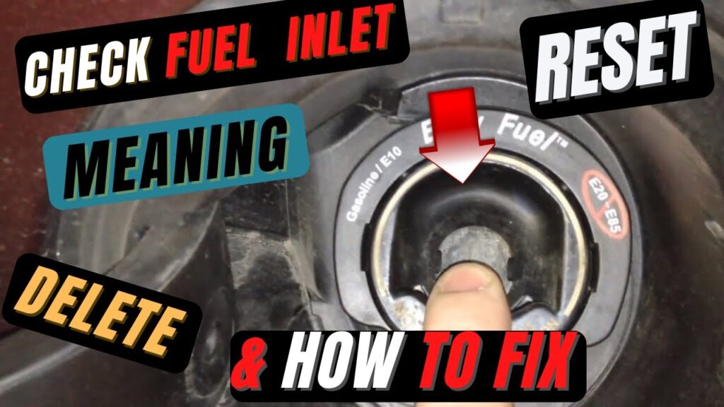 How to Solve Check Fuel Fill Inlet Ford Fusion