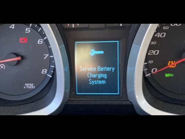 Service Battery Charging System Gmc Acadia