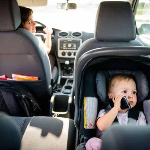 32392131 - mother and child in car