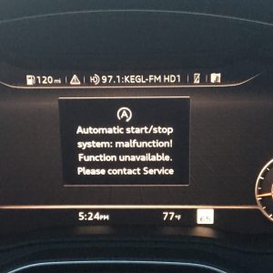 How to Quickly Fix Audi Start Stop System Fault and Get Back on the Road