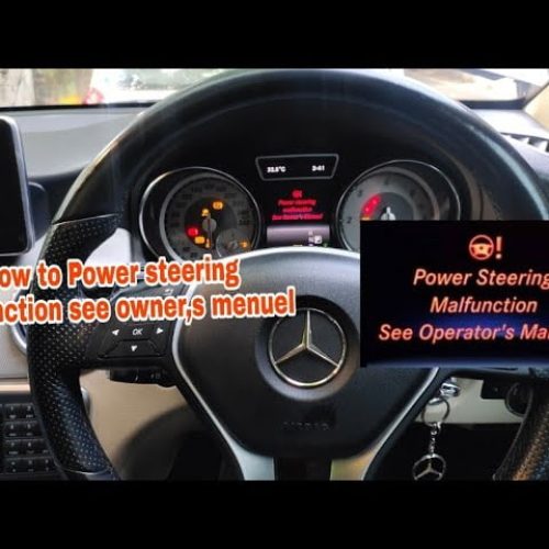 Power Steering Malfunction Mercedes: How to Safely Resolve the Issue